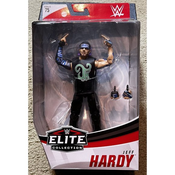 2019 WWE “Jeff Hardy” #75 Wrestling Action Figure NIB New! Elite 11” Box Misb! - Picture 1 of 2